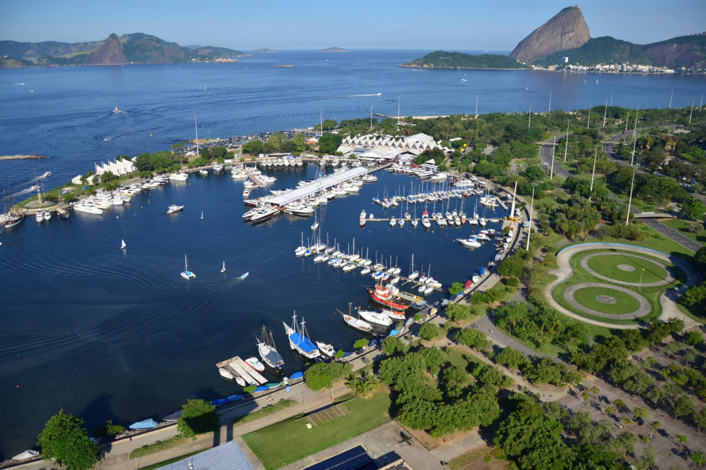 Marina da Glória vista de cima